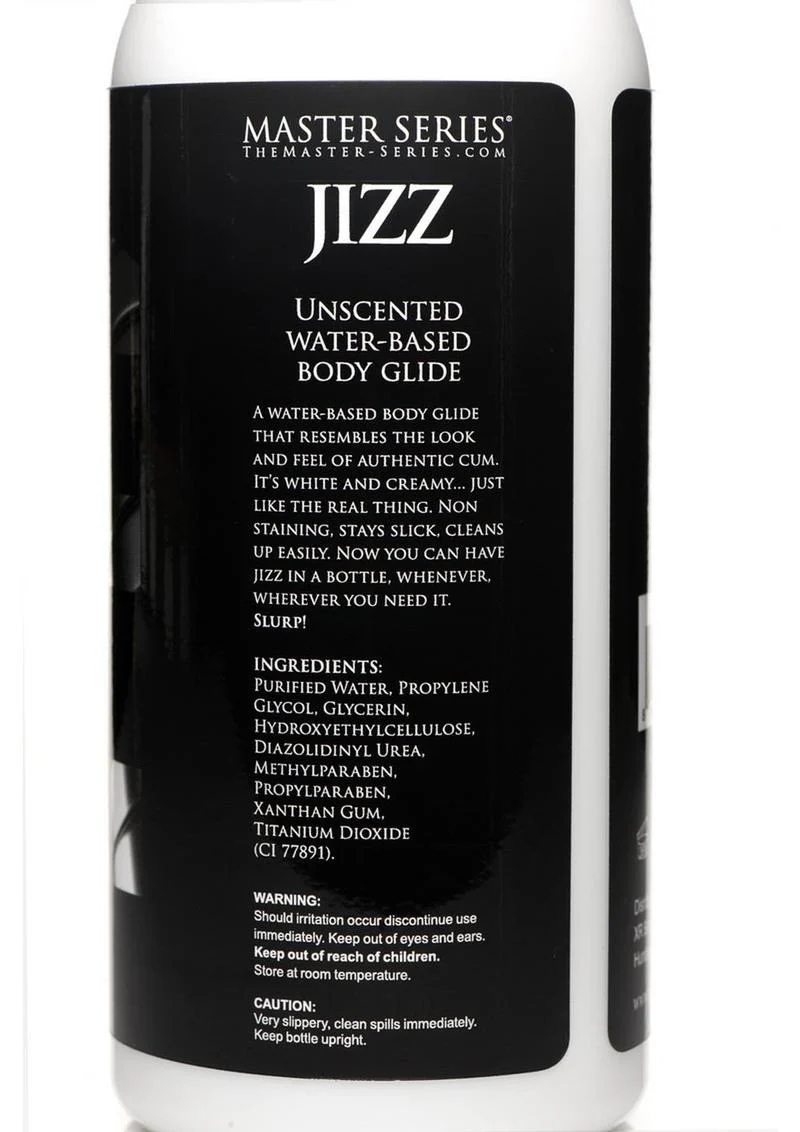 Master Series Jizz Unscented Lube – 16/34 fl. oz - Image 2